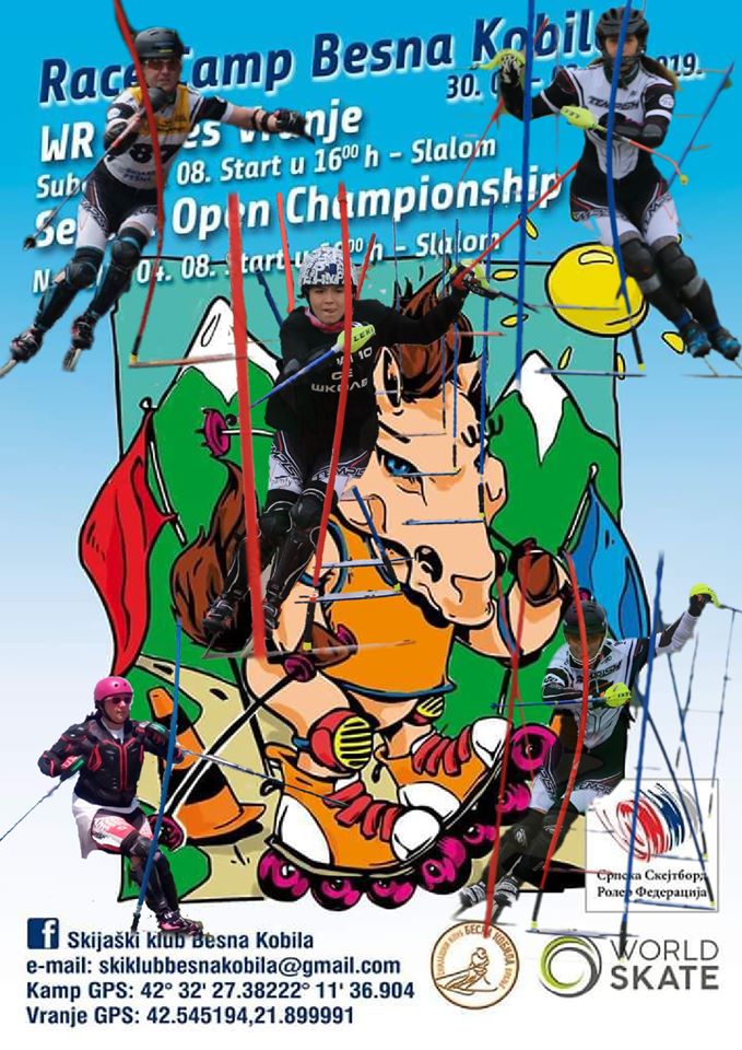 Inline alpine slalom - Internacionalni roler kamp na Besnoj kobili
