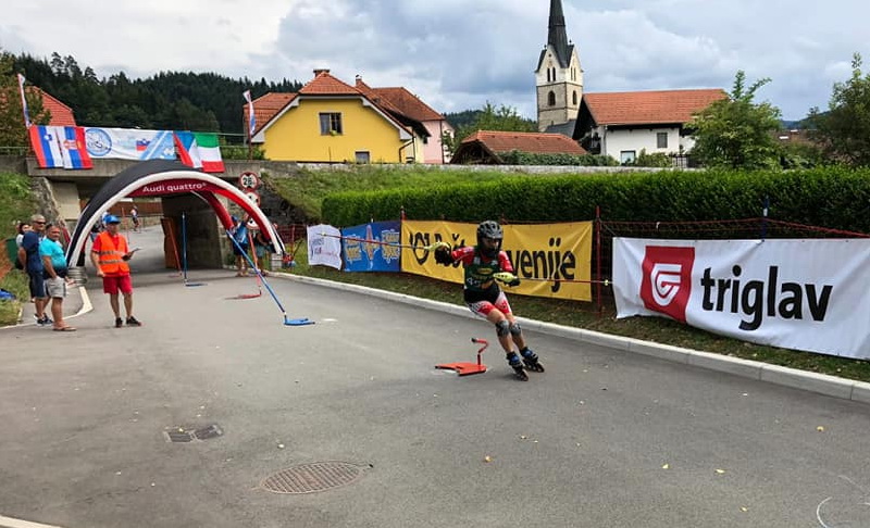 Inline Alpine Slalom - Dobri plasmani srpskih takmičara na otvorenom prvenstvu Slovenije