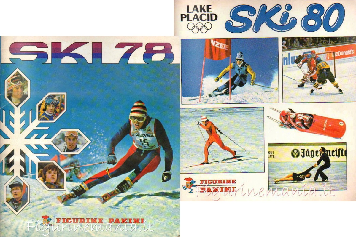 Albumi sa slicicama "Figurine Panini"- Ski 78 i Ski 80