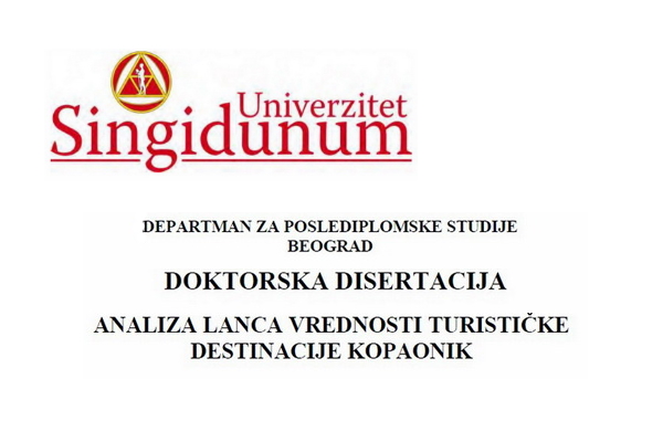 Doktorska disertacija - Goran Stefanović, 2019
