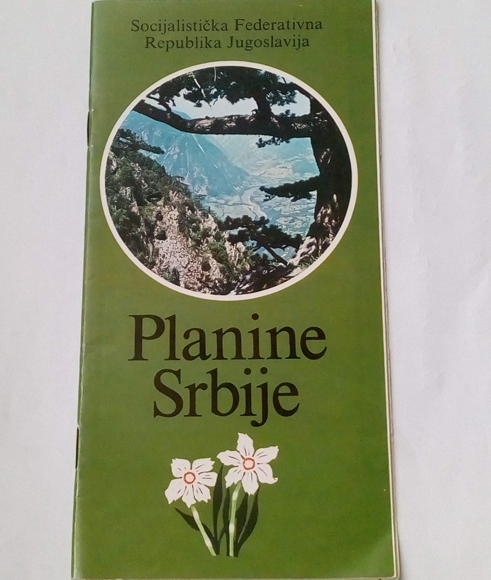 Planine Srbije - turistička brošura - 1973