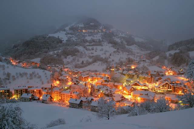 Grad Cerkno - zimi