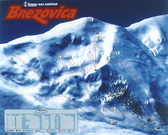 Brezovica - više od decenije aktuelna ski mapa