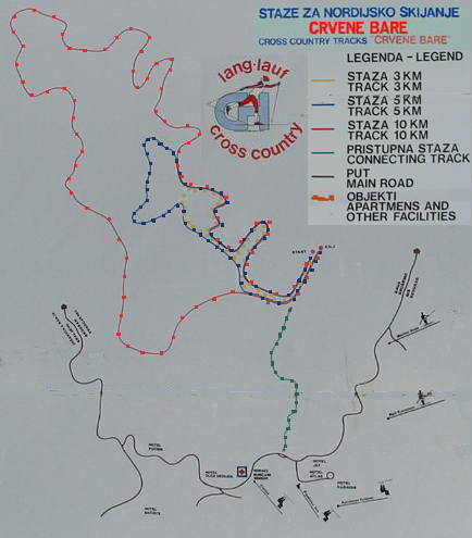Kopaonika Ski mapa nordijskih sraza