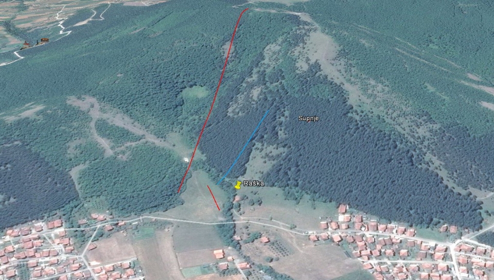 Raška, skijalište na brdu Lisac