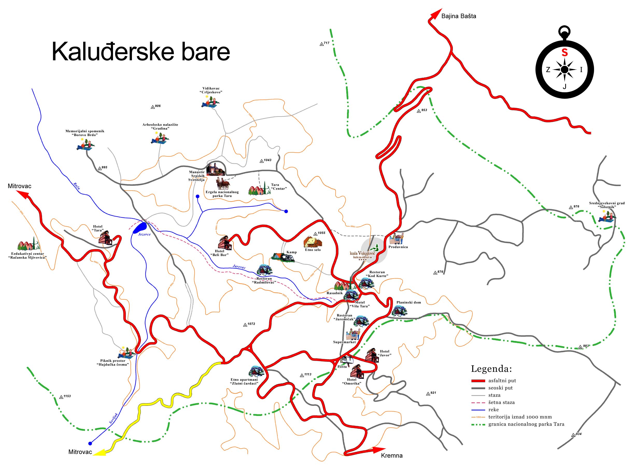 Tara - Kaluđerske bare